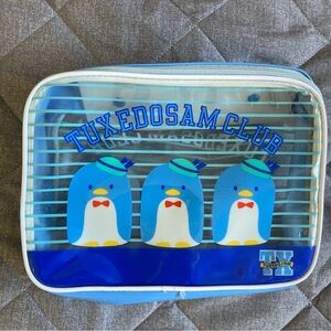 Tuxedo Sam Makeup Bag Vintage Sanrio 80s Made In Japan